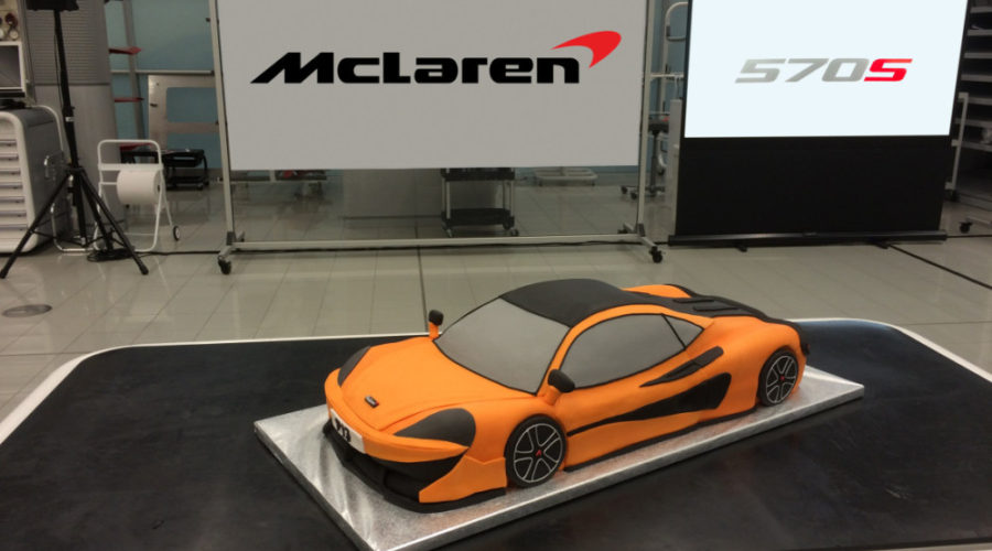 The McLaren 570S out of cake!
